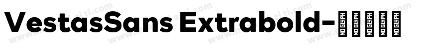 VestasSans Extrabold字体转换